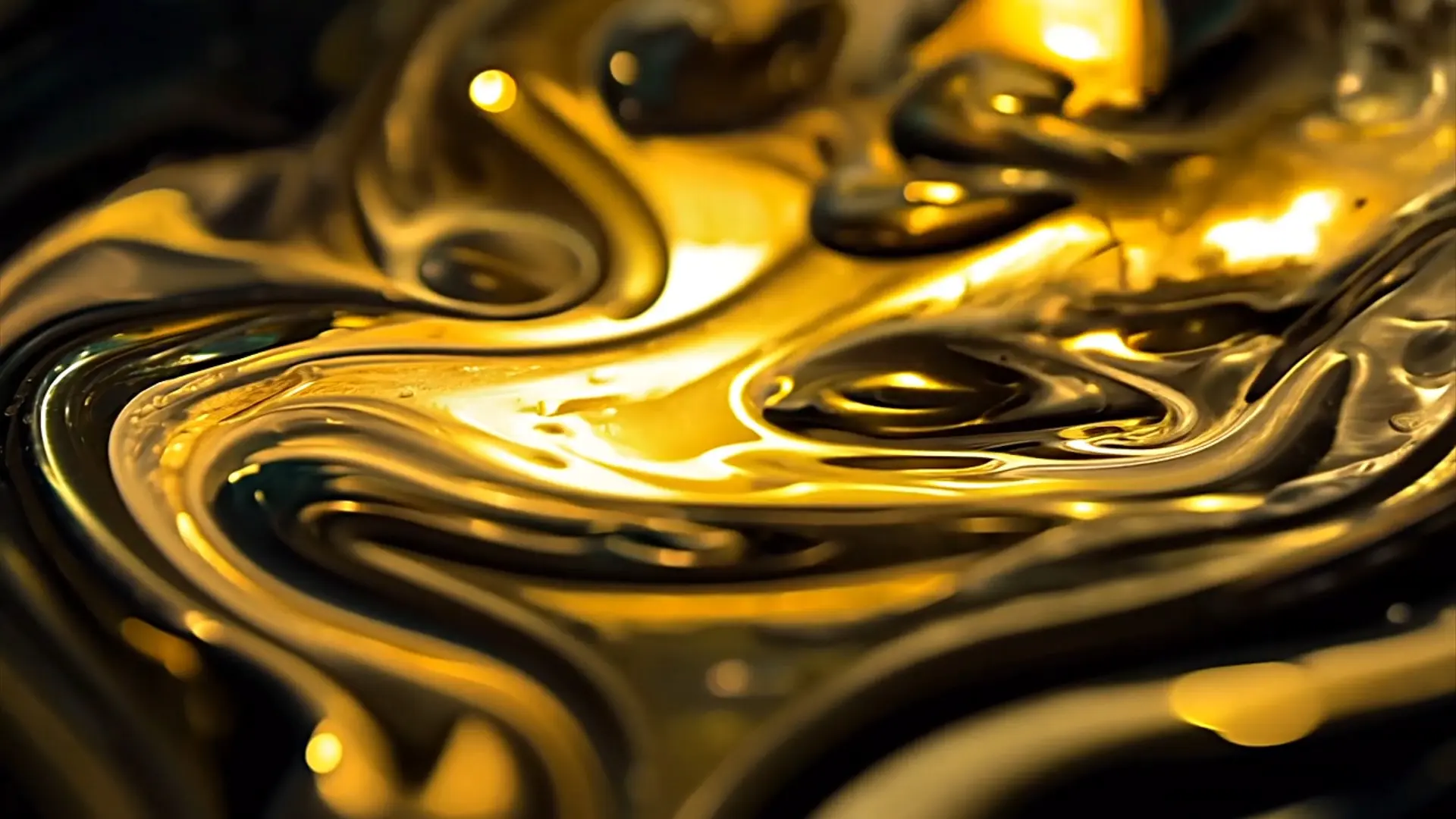 Liquid Gold Elegance Luxurious Background Stock Video